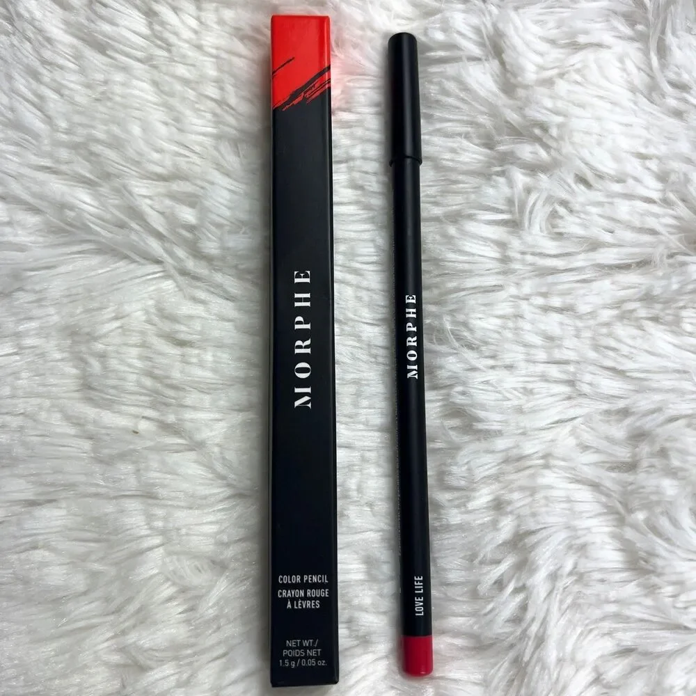 Morphe Eyeliner Color Pencil Liner Love Life Red Creamy Pigmented 1.5g NIB